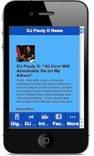 DJ PAULY D FAN APP截图1