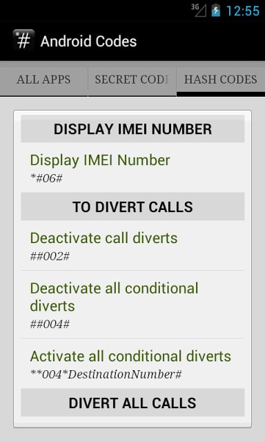 SECRET CODES &amp;&amp; HASH CODES截图2