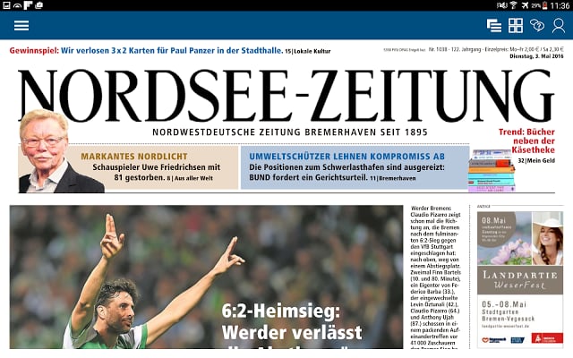 NORDSEE-ZEITUNG e-Paper截图11