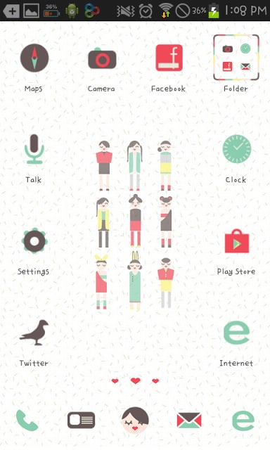 LittlePeople go launcher theme截图1