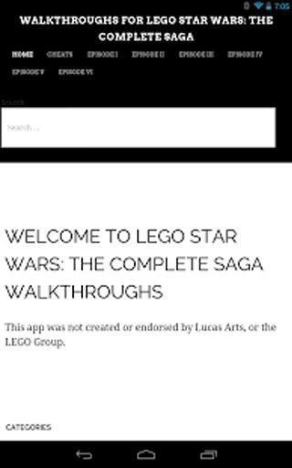 Lego Star Wars Walkthroughs截图3