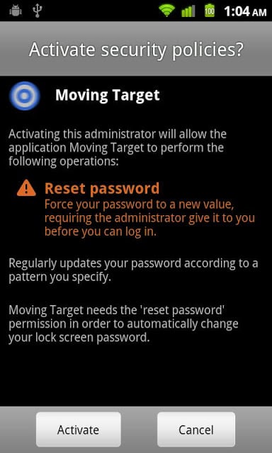 Moving Target Password Shifter截图4