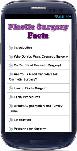 Plastic Surgery Facts App Free截图1