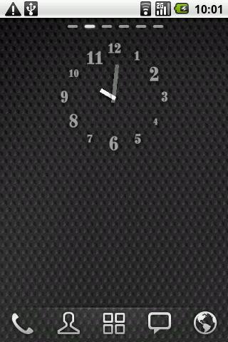 Just Font - Clock Widget截图1