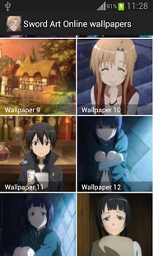 剑艺术在线 Sword Art Online tapety HD截图2