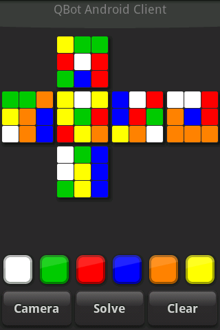 QBot Rubiks Cube Solver截图1