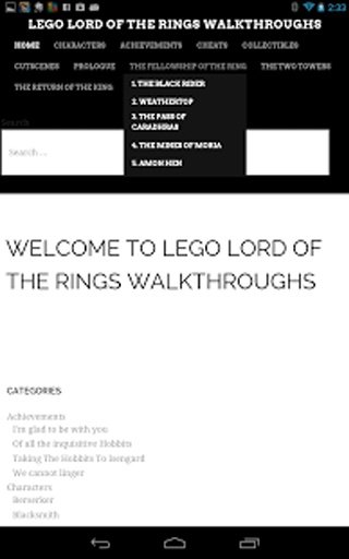 Lego LOTR Walkthroughs截图4