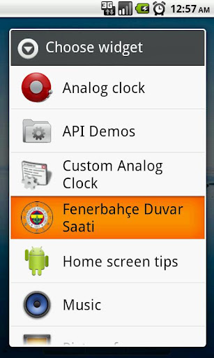Fenerbah&ccedil;e Saat Widget截图2