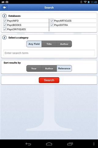 外勤流动 APA PsycNET Mobile截图1