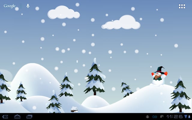 Snowfall HD Live Wallpaper截图8