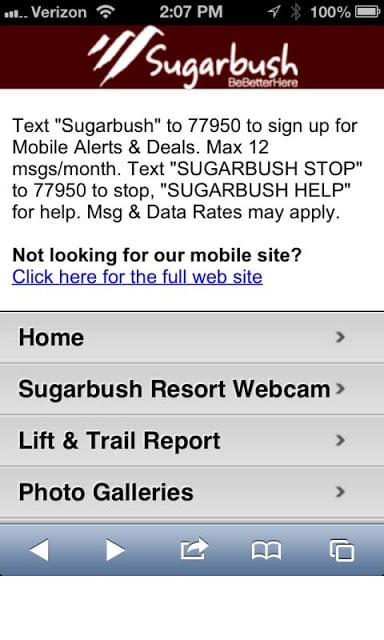 Sugarbush Ski App截图1