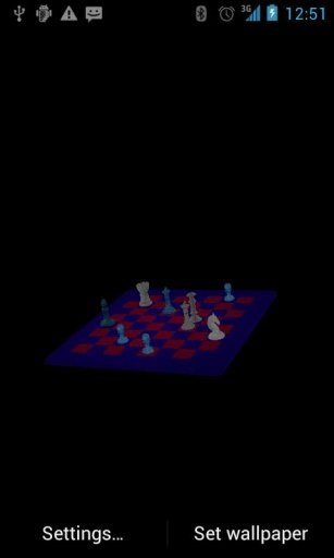 Chess 3D Live Wallpaper (Lite)截图2