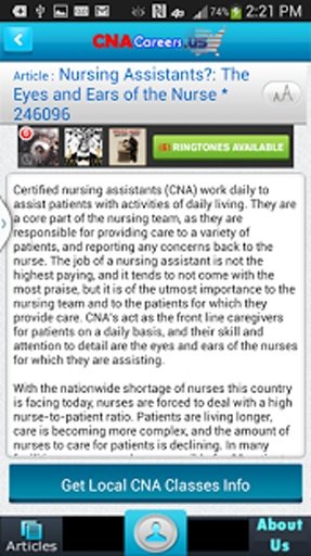 Free CNA Nursing Aide Articles截图7