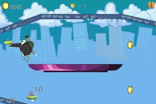 Angry Aliens UFO Jetpack Dash截图2