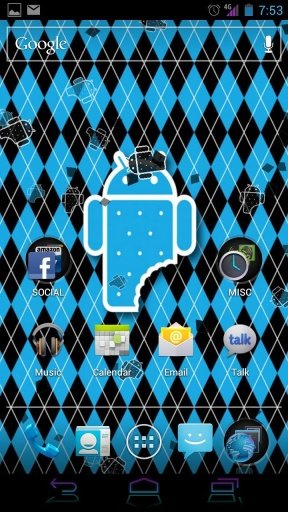 Live Wallpaper - Argyle ICS LW截图2