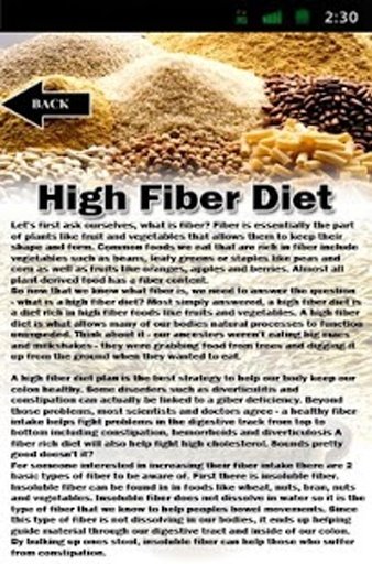 High Fiber Diet截图1