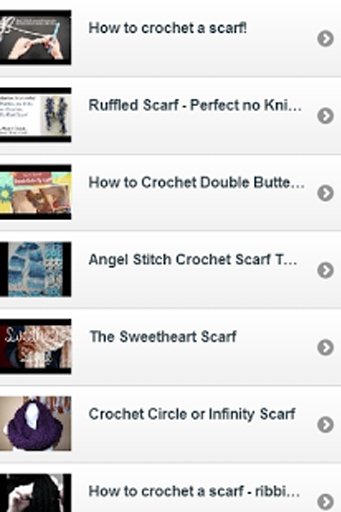 How to Crochet a Scarf Video截图6