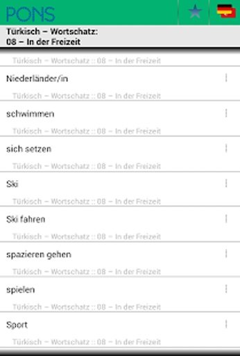 PONS T&uuml;rkisch Wortschatz截图7