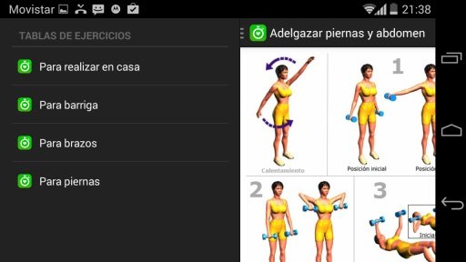 Adelgazar piernas y abdomen截图5