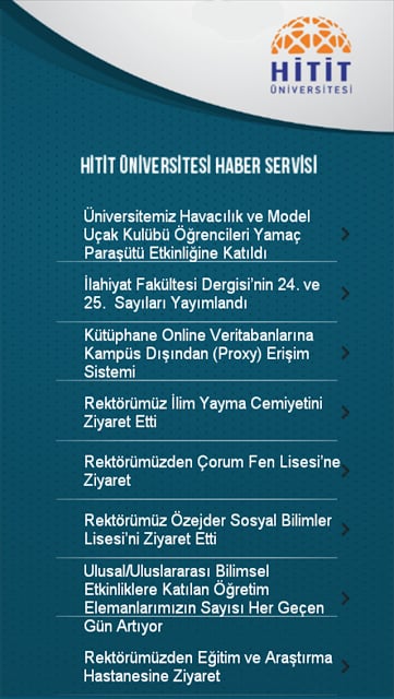 Hitit &Uuml;niversitesi截图4