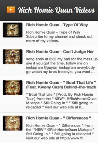 Rich Homie Quan Videos截图10