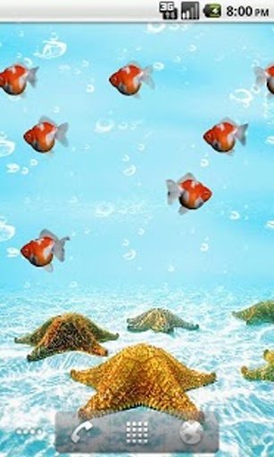 Galaxy S4 Aquarium LWP截图2