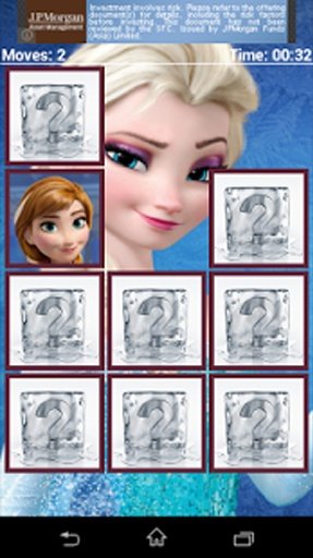 Frozen Memory Card Game截图2