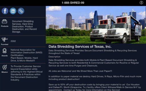 Data Shredding Services of Texas, Inc.截图2