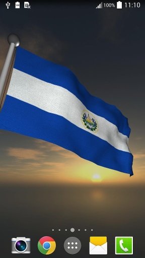 El Salvador Flag - LWP截图4