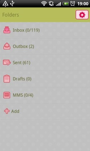 GO SMS Sweet Watermelon Theme截图4