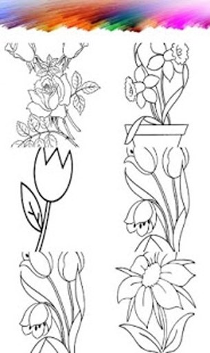 Coloring Page - Flower截图3