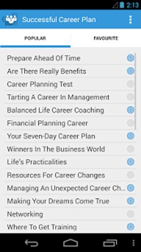 Successful Career Plan截图4