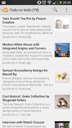 Design Milk RSS reader截图9