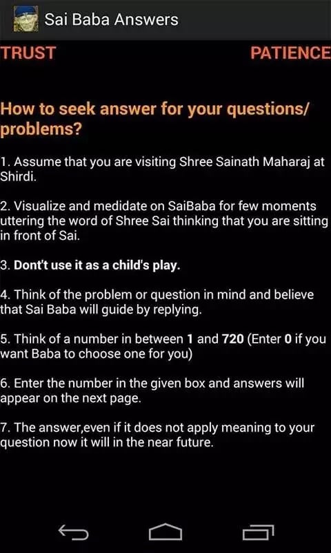 SAI BABA ANSWERS截图3