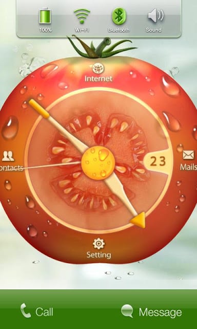 Tomato watch_Free MXHome Theme截图1