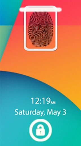 奇巧指纹屏幕锁定截图1