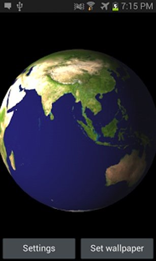 Live Earth Wallpaper Free截图1