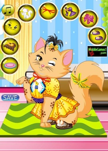 Fancy Cat Dress up game截图2