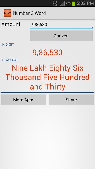 Number to Word Converter - N2W截图4
