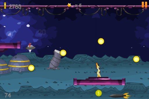 Angry Aliens UFO Jetpack Dash截图4