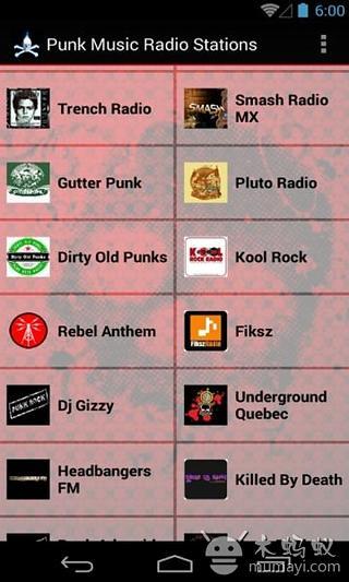 Punk Music Radio Stations截图1