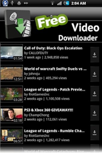 HD Android Video Downloader截图2