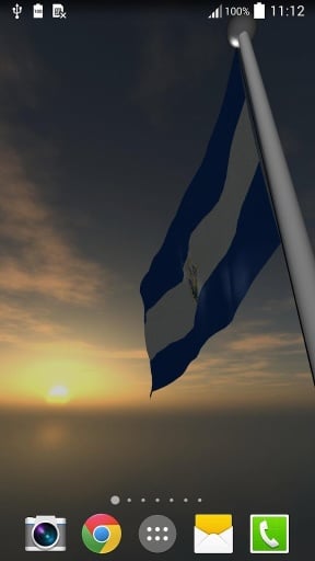 El Salvador Flag - LWP截图3