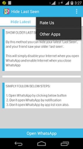 whatsapp Last Seen Hider Free截图7