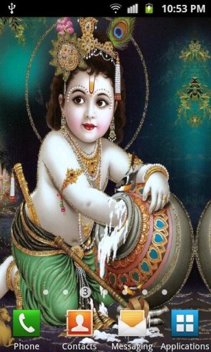 Baby Krishna Live Wallpaper截图1