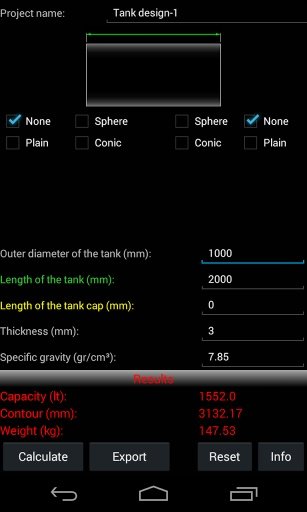 Tank Calculator Free截图1