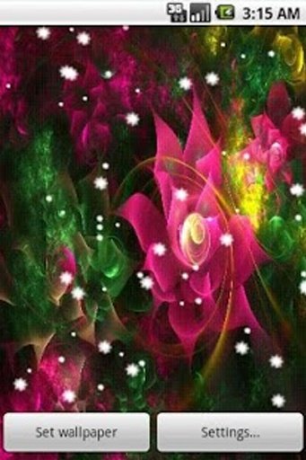 4D Flower Live Wallpaper截图10