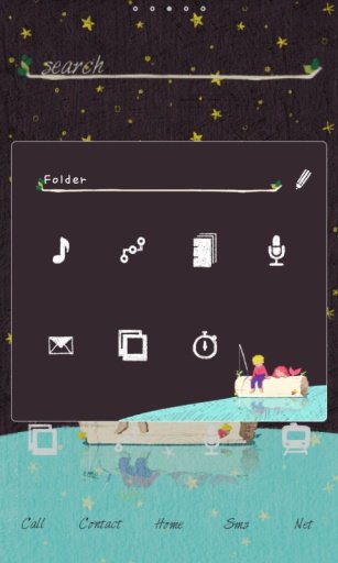 You &amp; me dodol launcher theme截图5