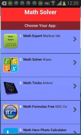 Math Solver Tools截图1