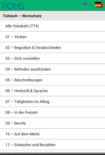 PONS T&uuml;rkisch Wortschatz截图4